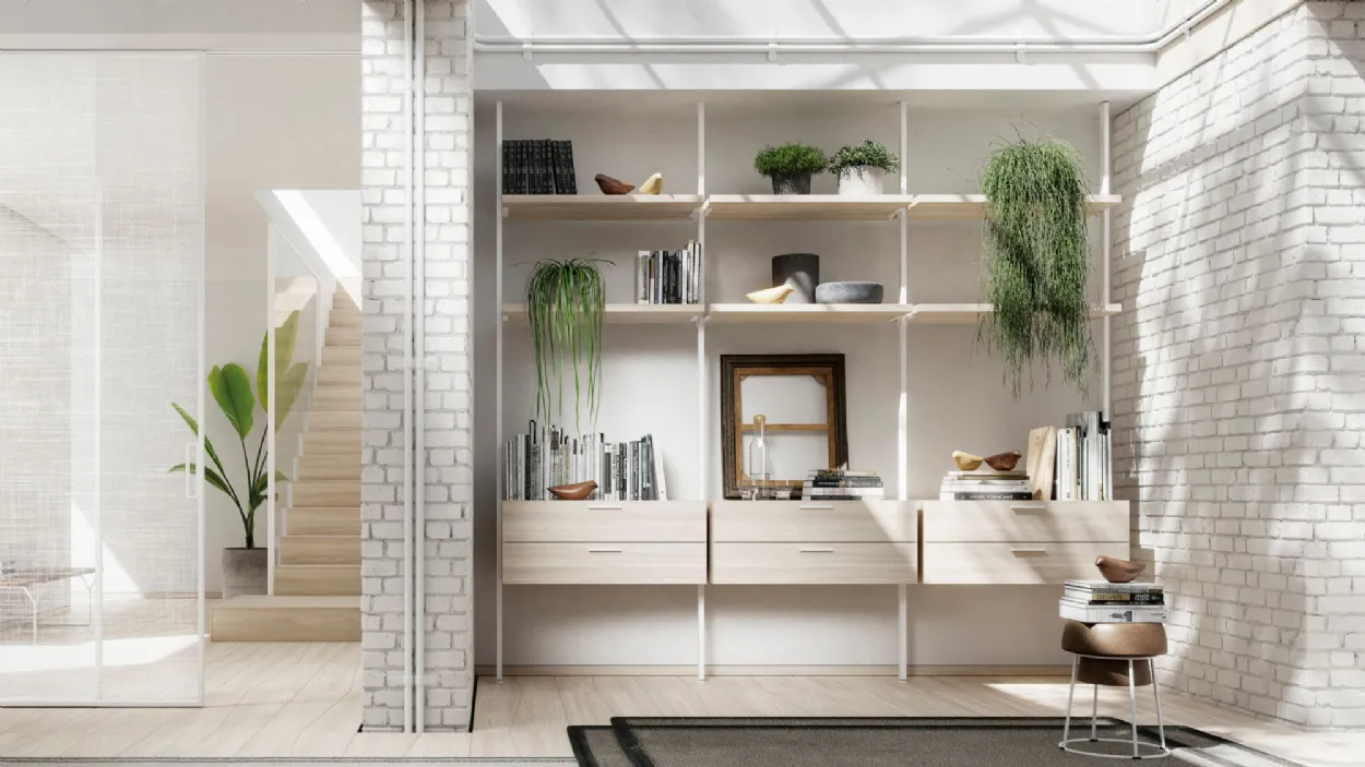 Ottimizza lo Spazio con una Libreria a soffitto Simply