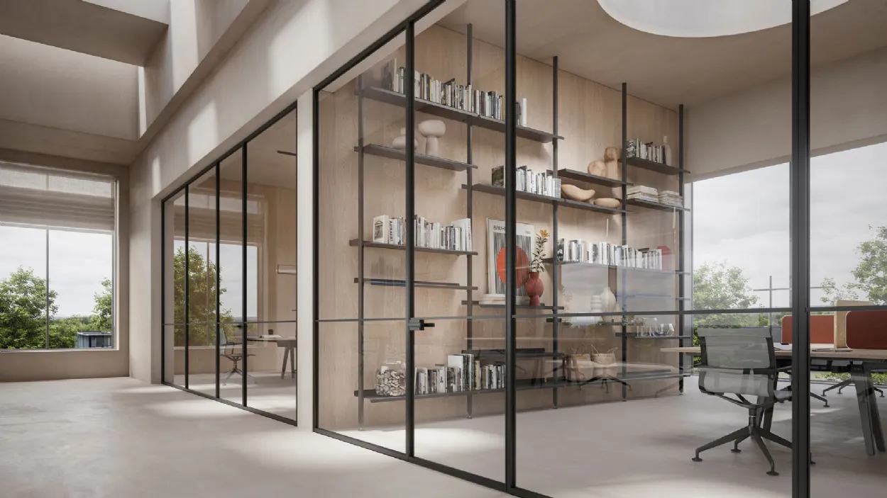 Zeus porta battente per parete