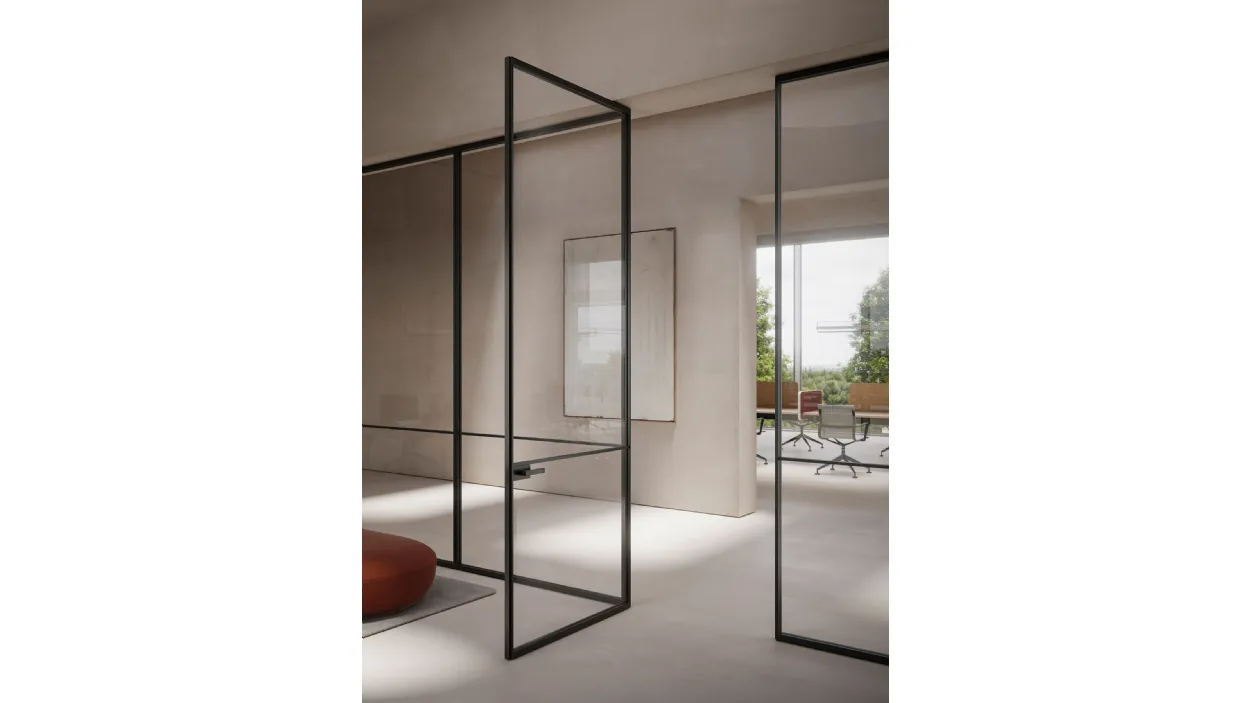 Zeus porta battente per parete