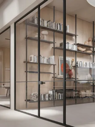 Zeus porta battente per parete